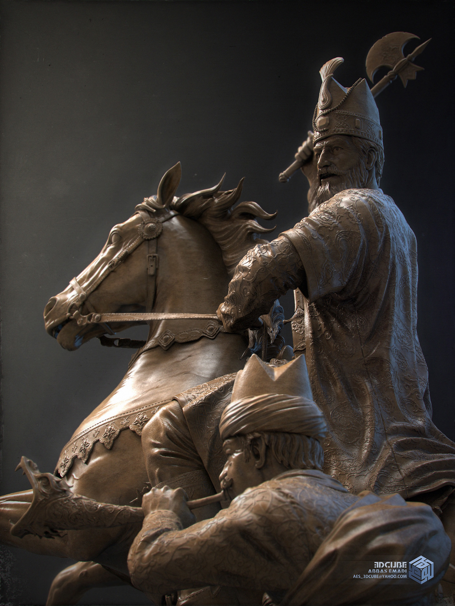 Abbas Emadi. 3DCube - .: Nader Shah Honor