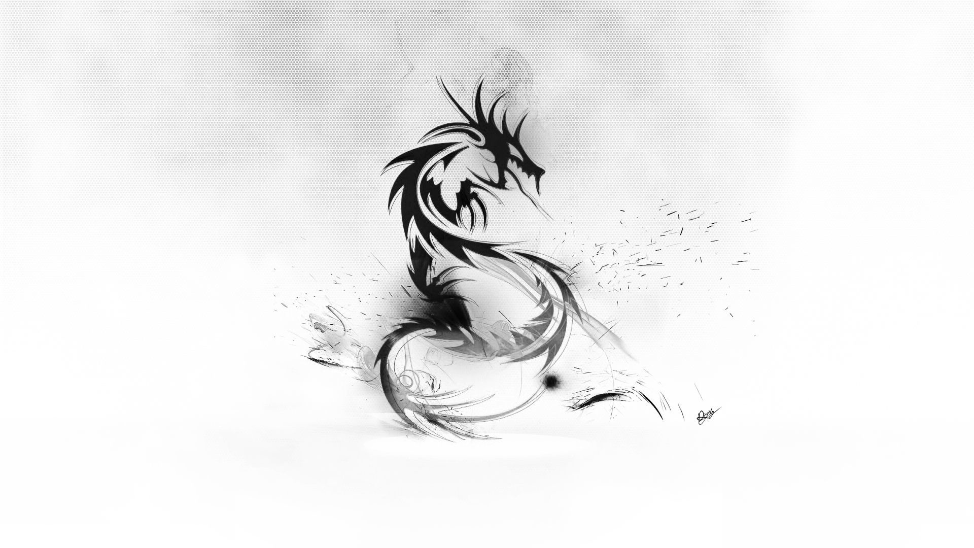 Black And White Abstract Wallpaper