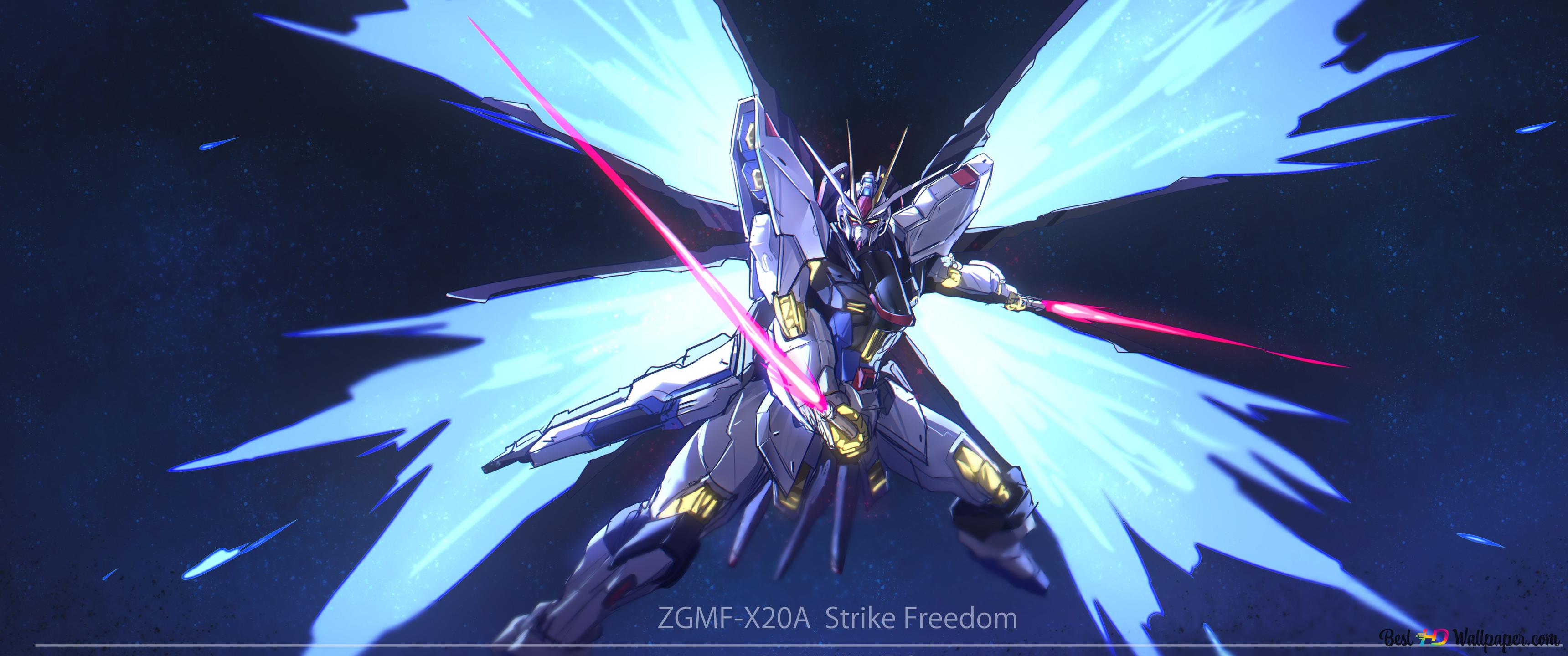 Strike Freedom Gundam 4K wallpaper download