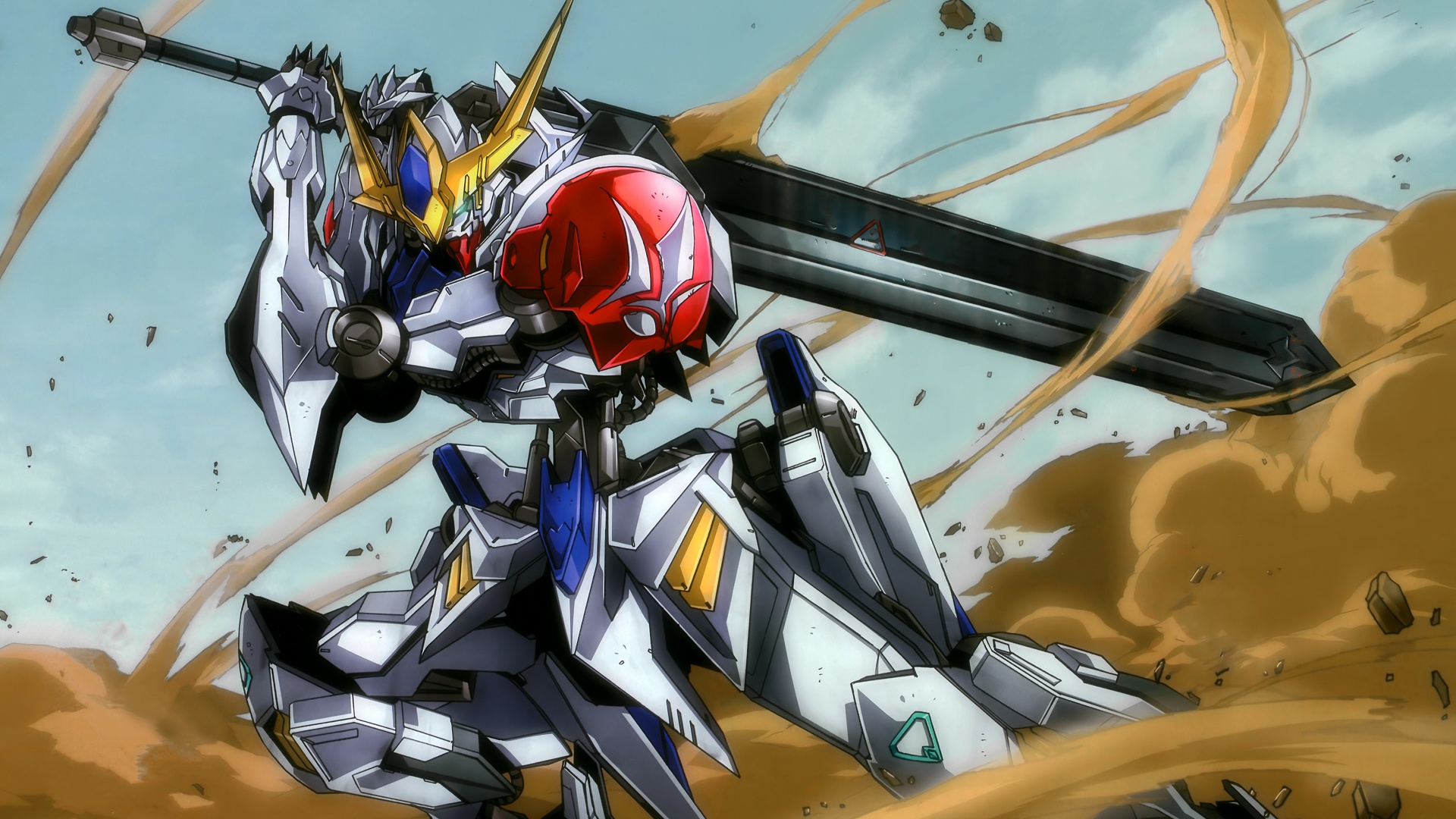 ASW G 08 Gundam Barbatos In Mobile Suit Gundam 4K Wallpaper