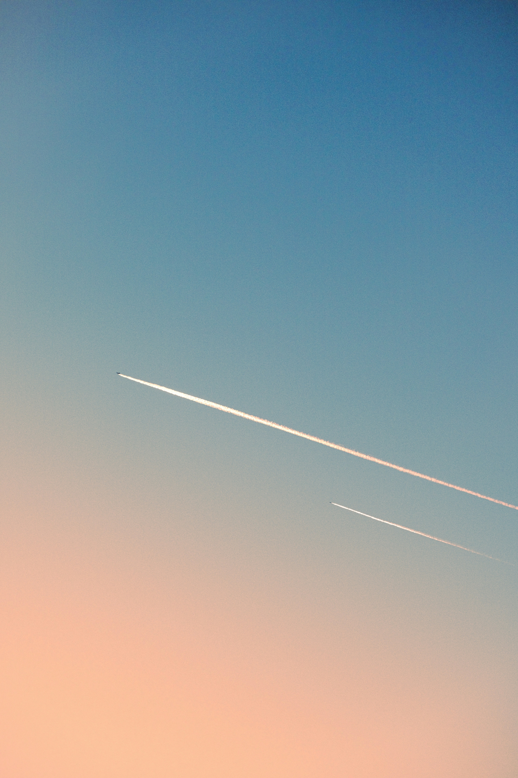 Plane Contrails Plane Trail In The Sky