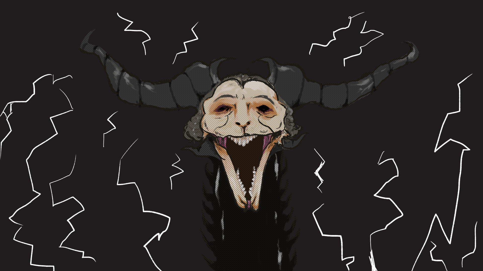 The horned serpent by BurningRacoon on Newgrounds