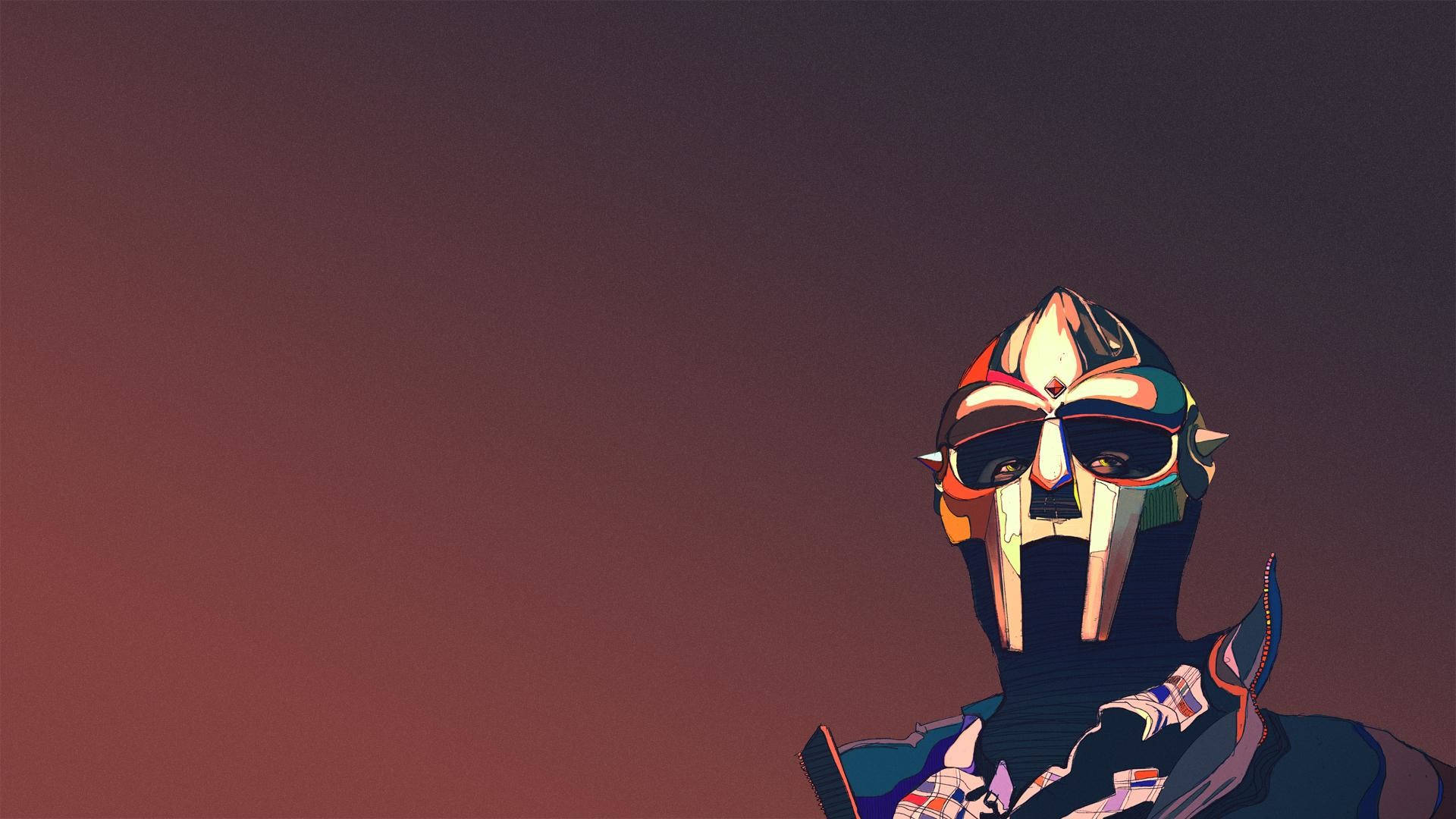 Download MF Doom Drawing Wallpaper