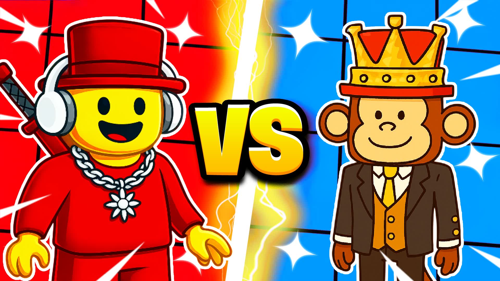 SUPER SAMMY VS JANDEL RED VS BLUE