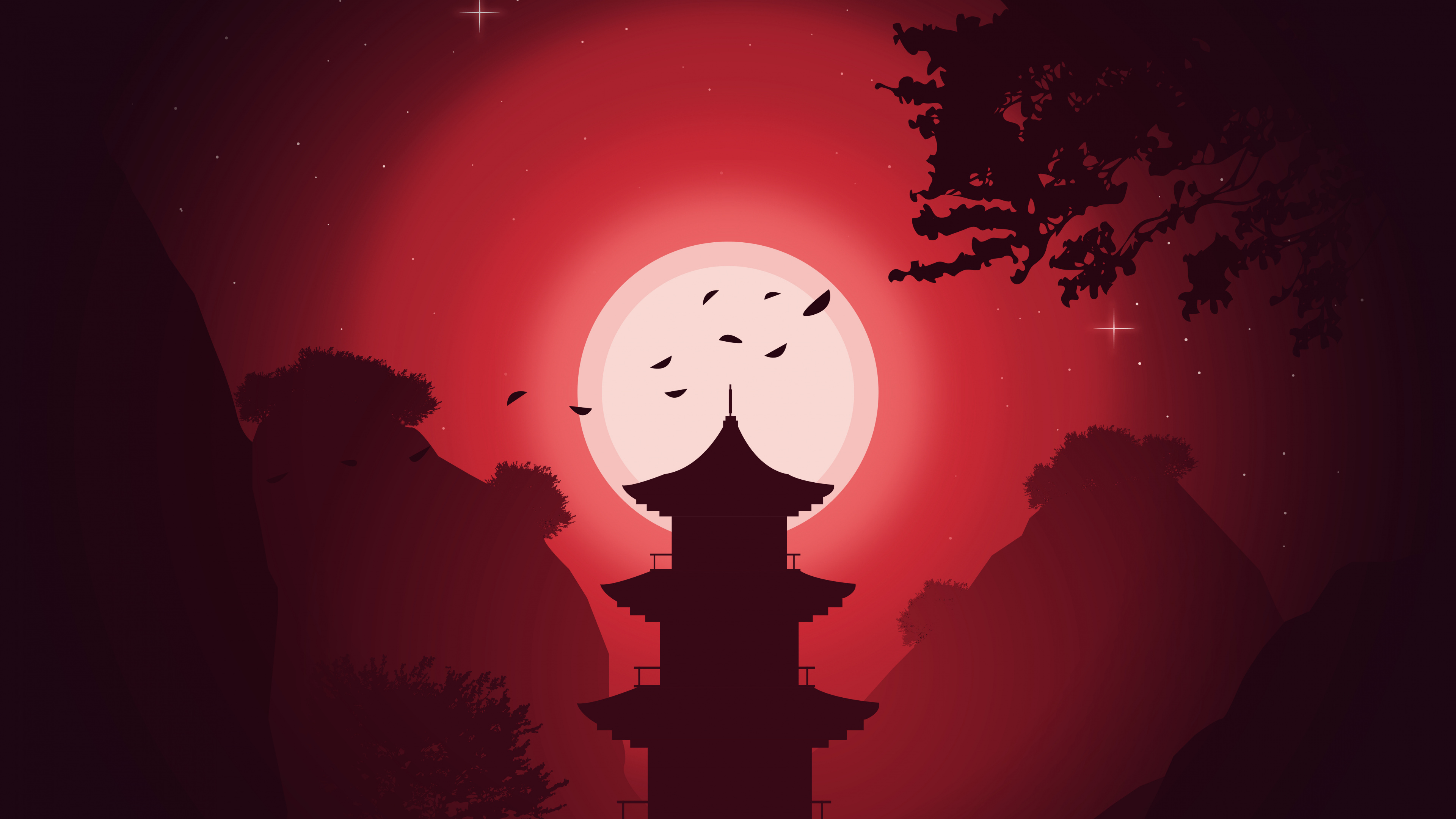 4K Ultra HD Japanese Art Wallpaper Free 3840x2160 High Quality Background