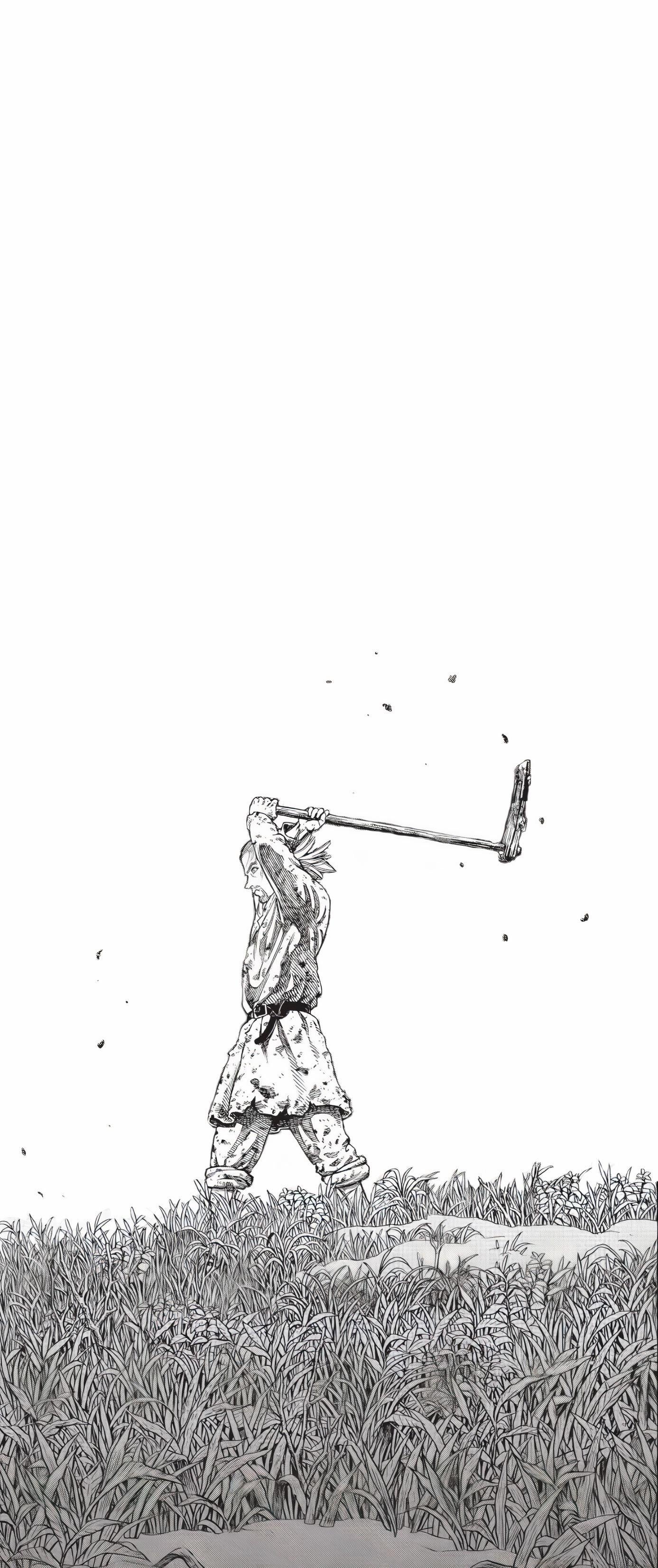 Anyone have some cool Vinland saga phone wallpaper? Here's mine, looking for a new one