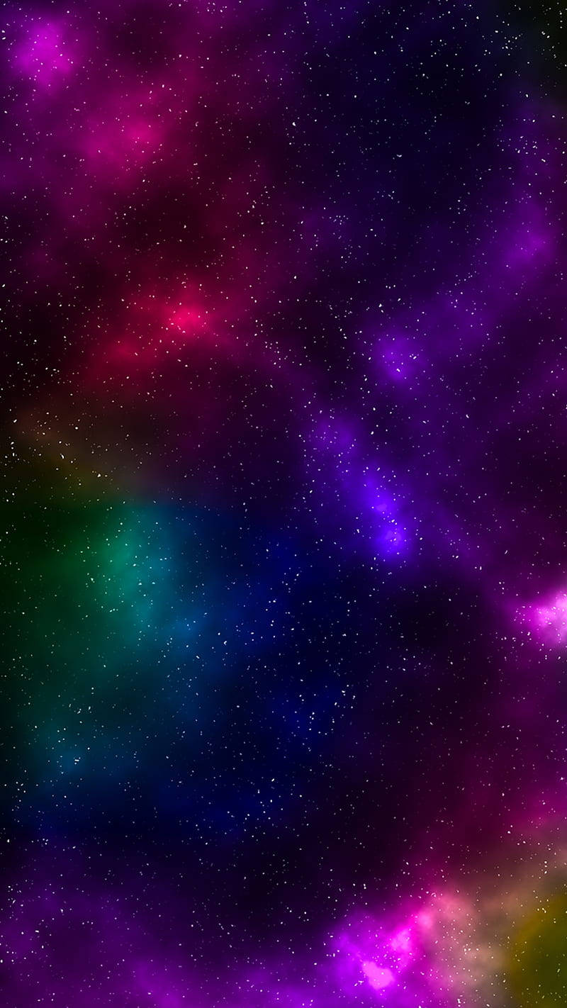 Download A Colorful Galaxy with a mix of different hues Wallpaper