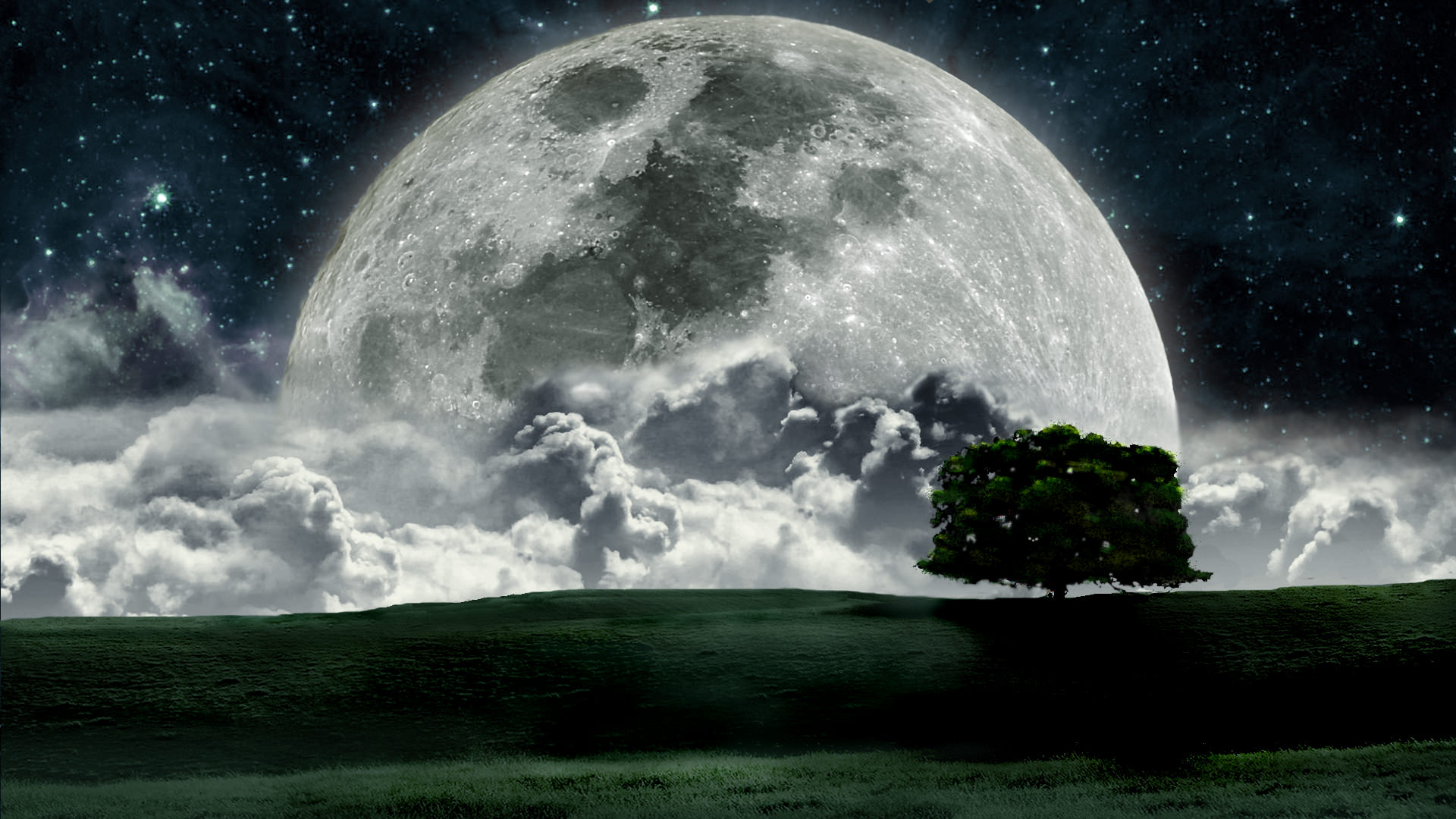 FREE Best Moon Desktop Wallpaper in PSD