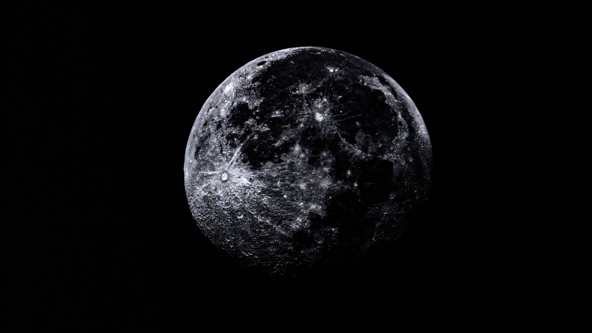 moon planet space black wallpaper dark sky background HD space Wallpaper