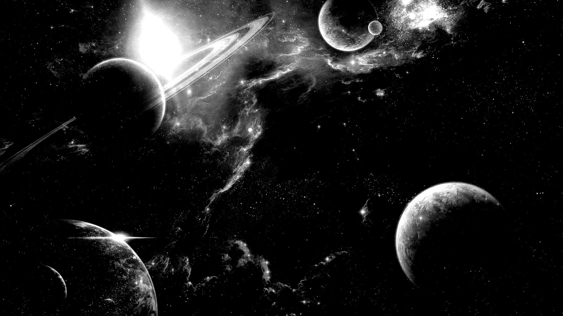 Best Black Dark Planet Wallpaper For Desktop, PC, Laptop, Computer [ 4k, HD ]