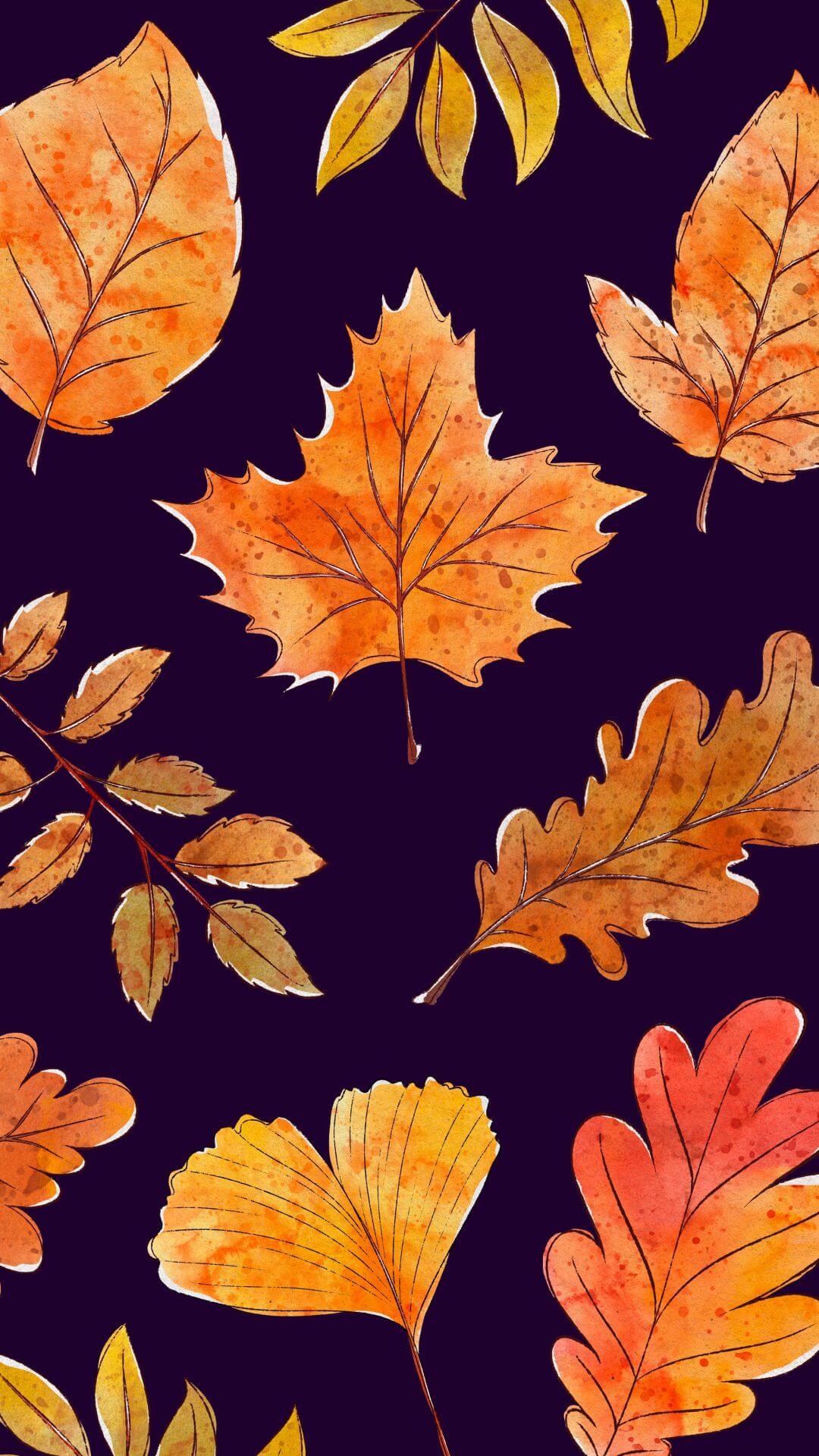 Free Fall iPhone Wallpaper Halloween Phone Wallpaper