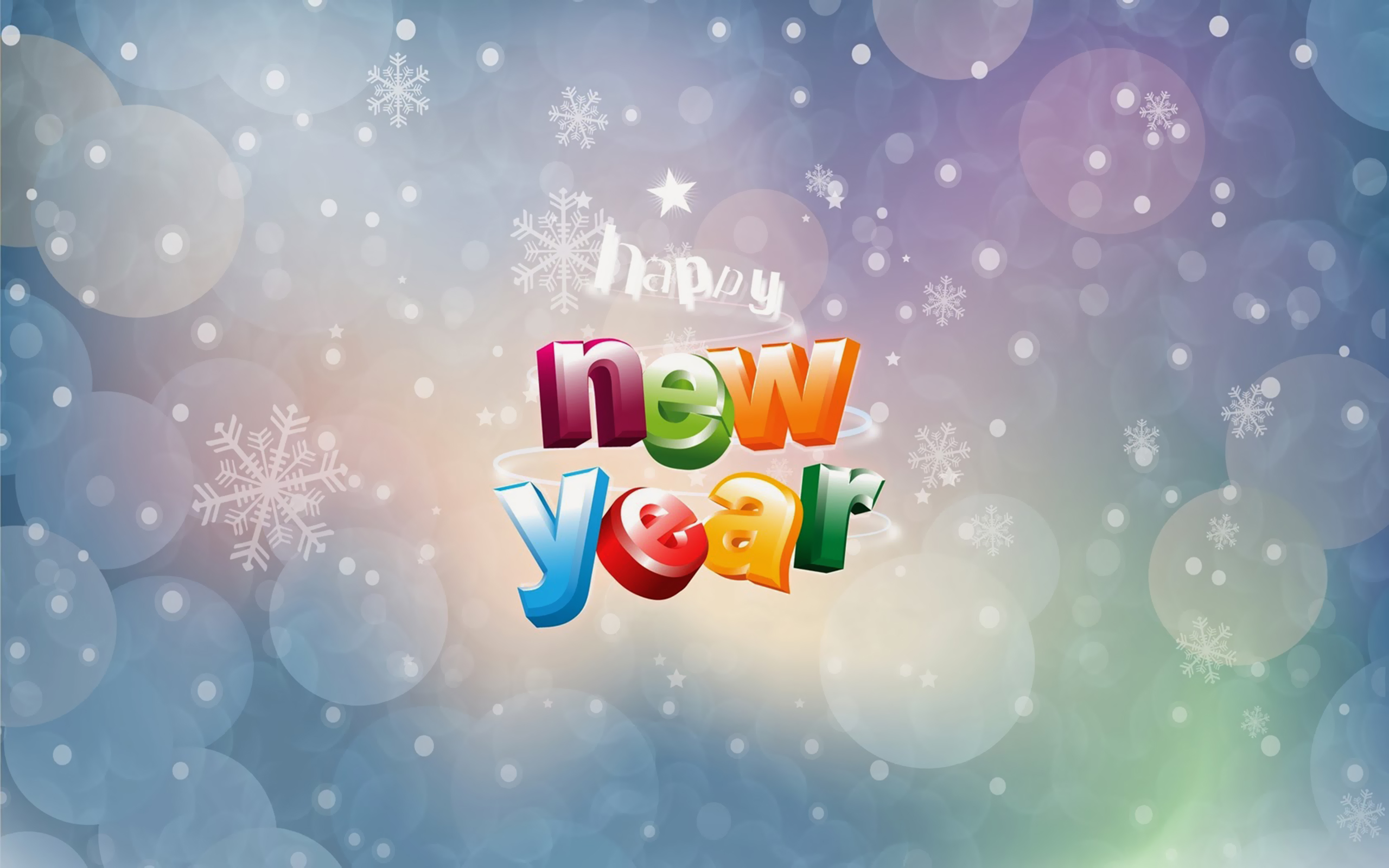 Vibrant New Year Celebration HD Wallpaper Into the Holiday Spirit