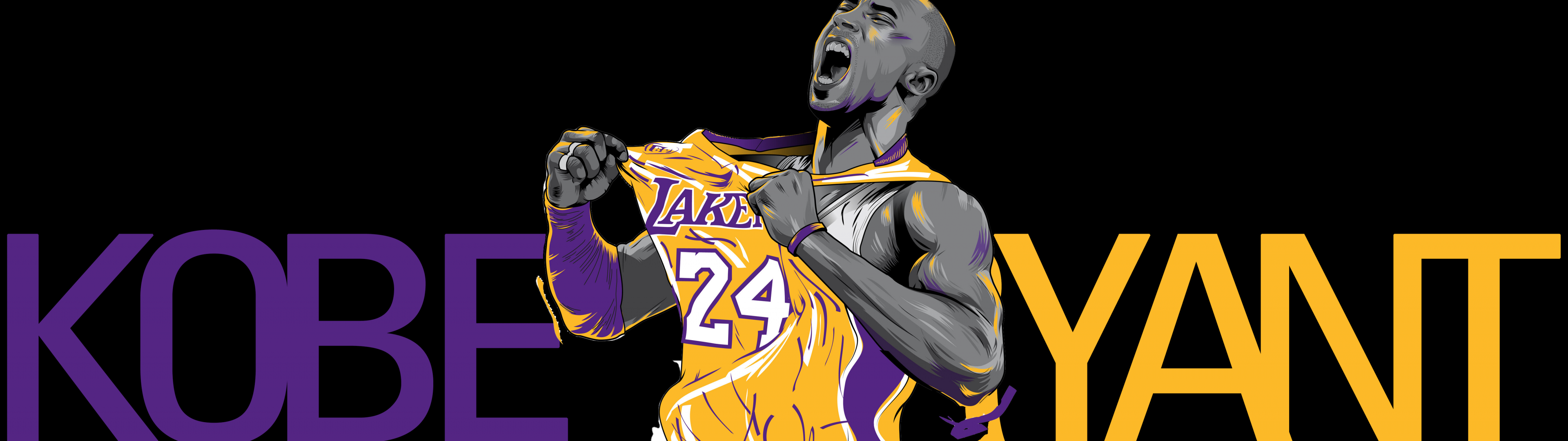 Kobe Bryant Wallpaper 4K, Los Angeles Lakers, 5K