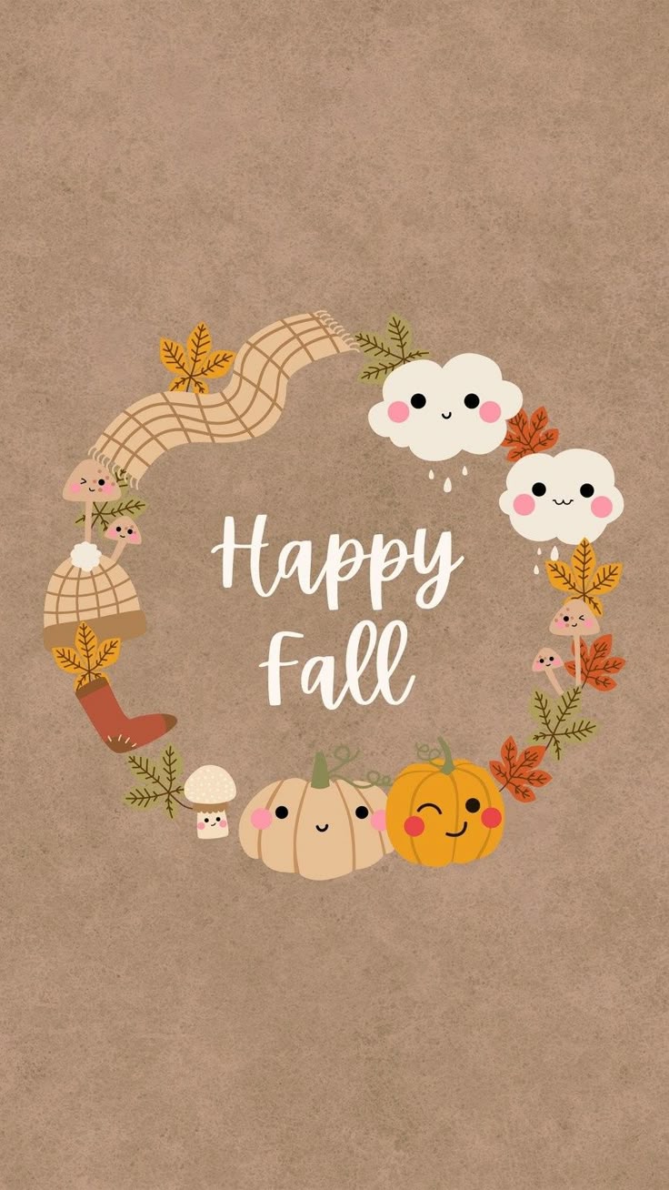 iPhone wallpaper, Fall wallpaper, Cute fall wallpaper