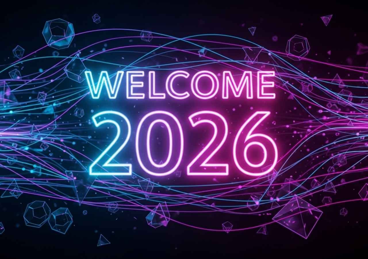 Hello New Year 2026 & Goodbye 2025 Image & Wishes