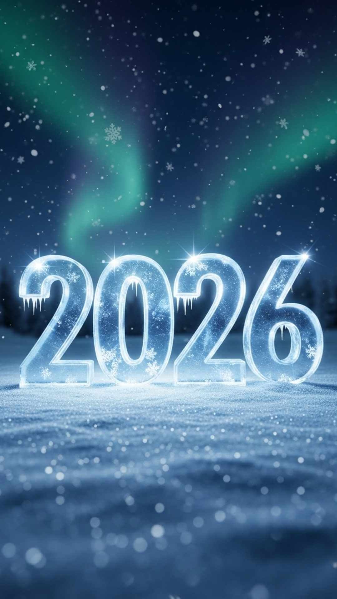 Happy New Year 2026 iPhone Wallpaper (HD Free)