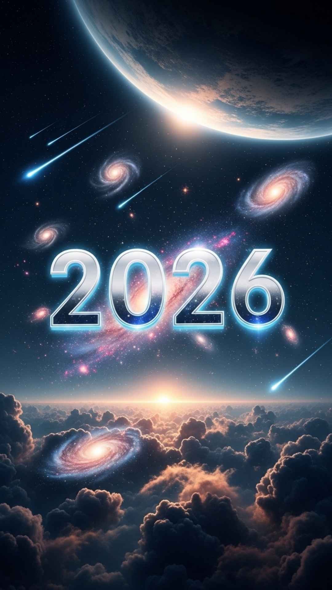 Happy New Year 2026 iPhone Wallpaper (HD Free)
