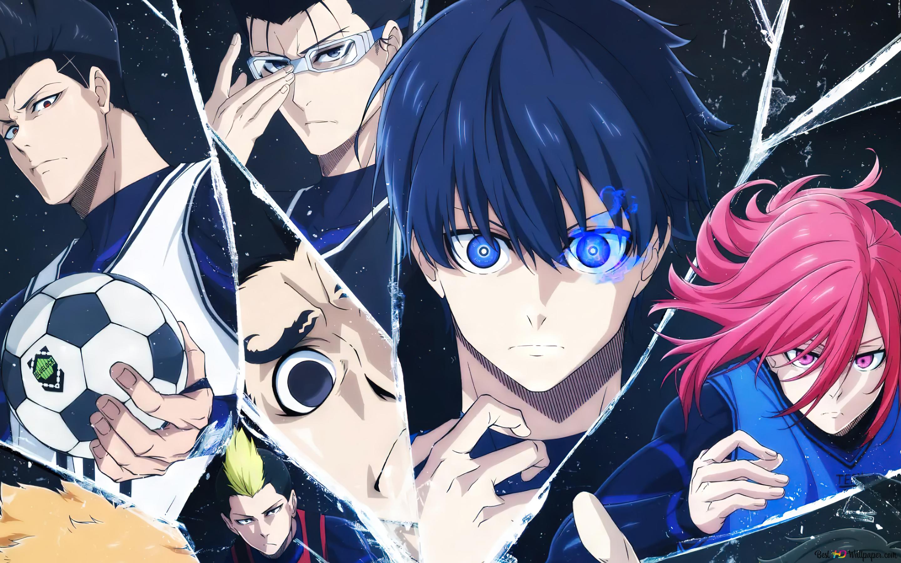 Blue Lock anime characters 4K wallpaper download
