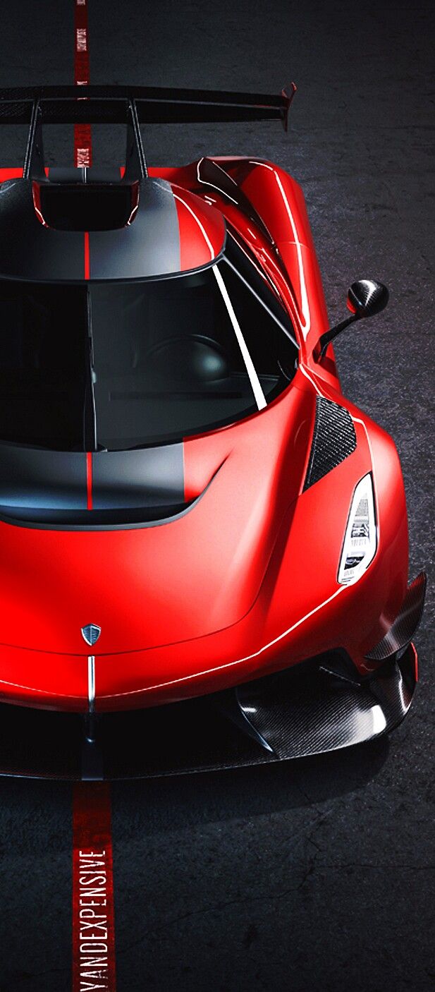 2024 Cherry Red Koenigsegg Jesko Sports Car