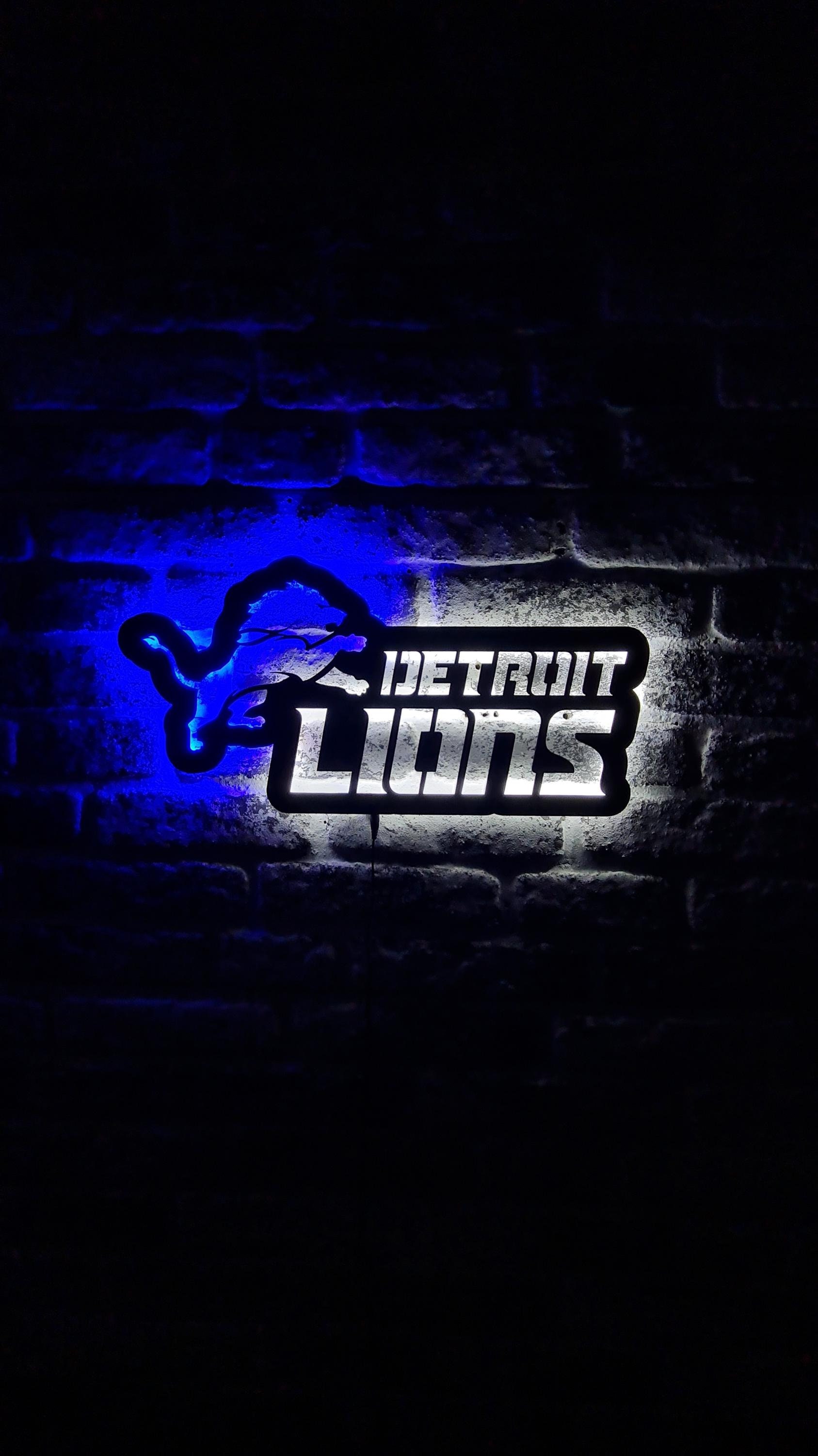 Detroit Lions Neon Sign