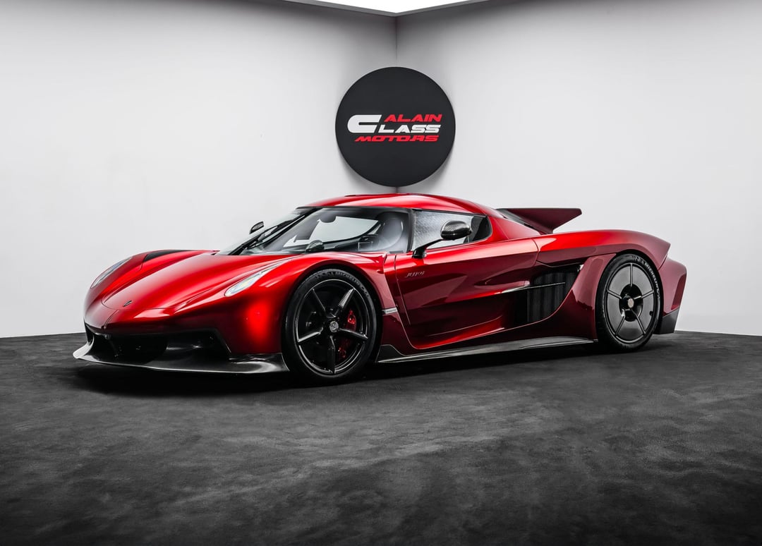 Koenigsegg Jesko Absolut painted in Candy Apple Red at Alain Class Motors [2380 x 1707]