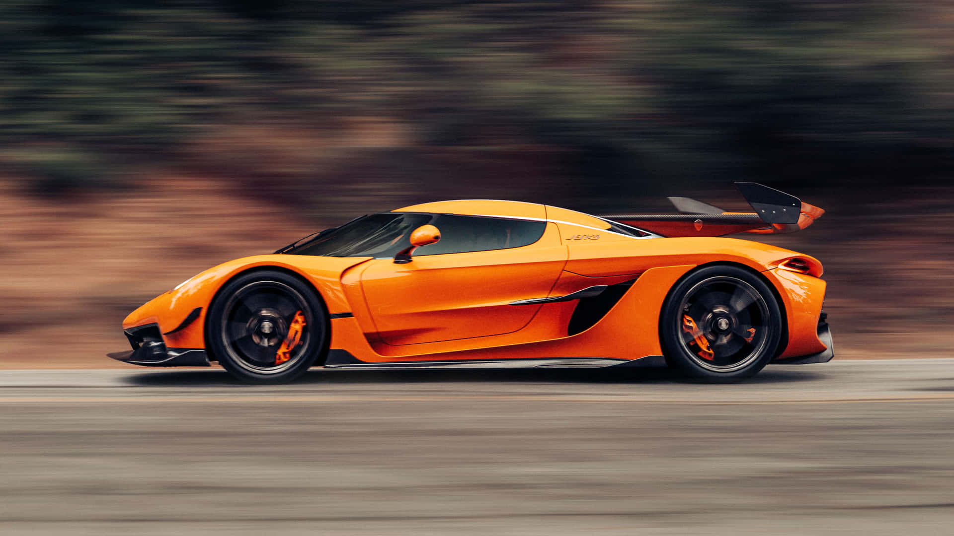 Download Koenigsegg Jesko Action Shot Wallpaper