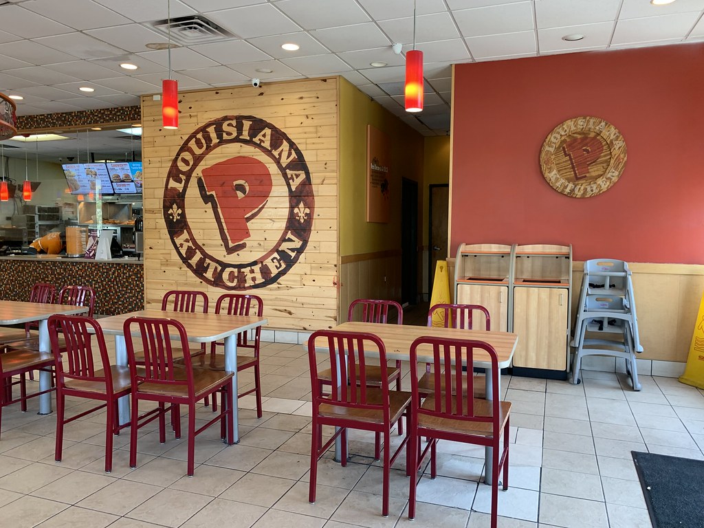 Popeyes Louisiana Kitchen interior. Popeyes Louisiana Kitch