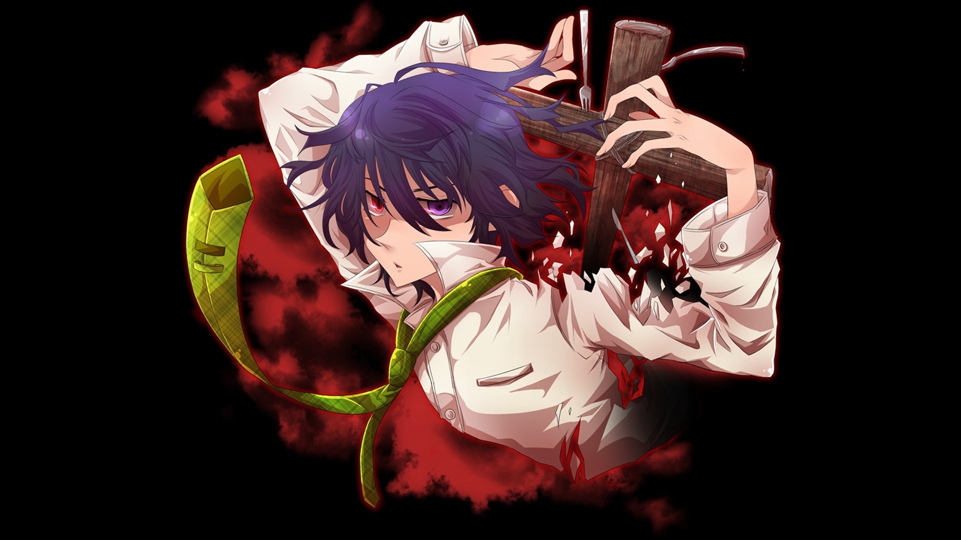 Wallpaper cross, anime, chic, Shik for mobile and desktop, section аниме, resolution 1920x1080