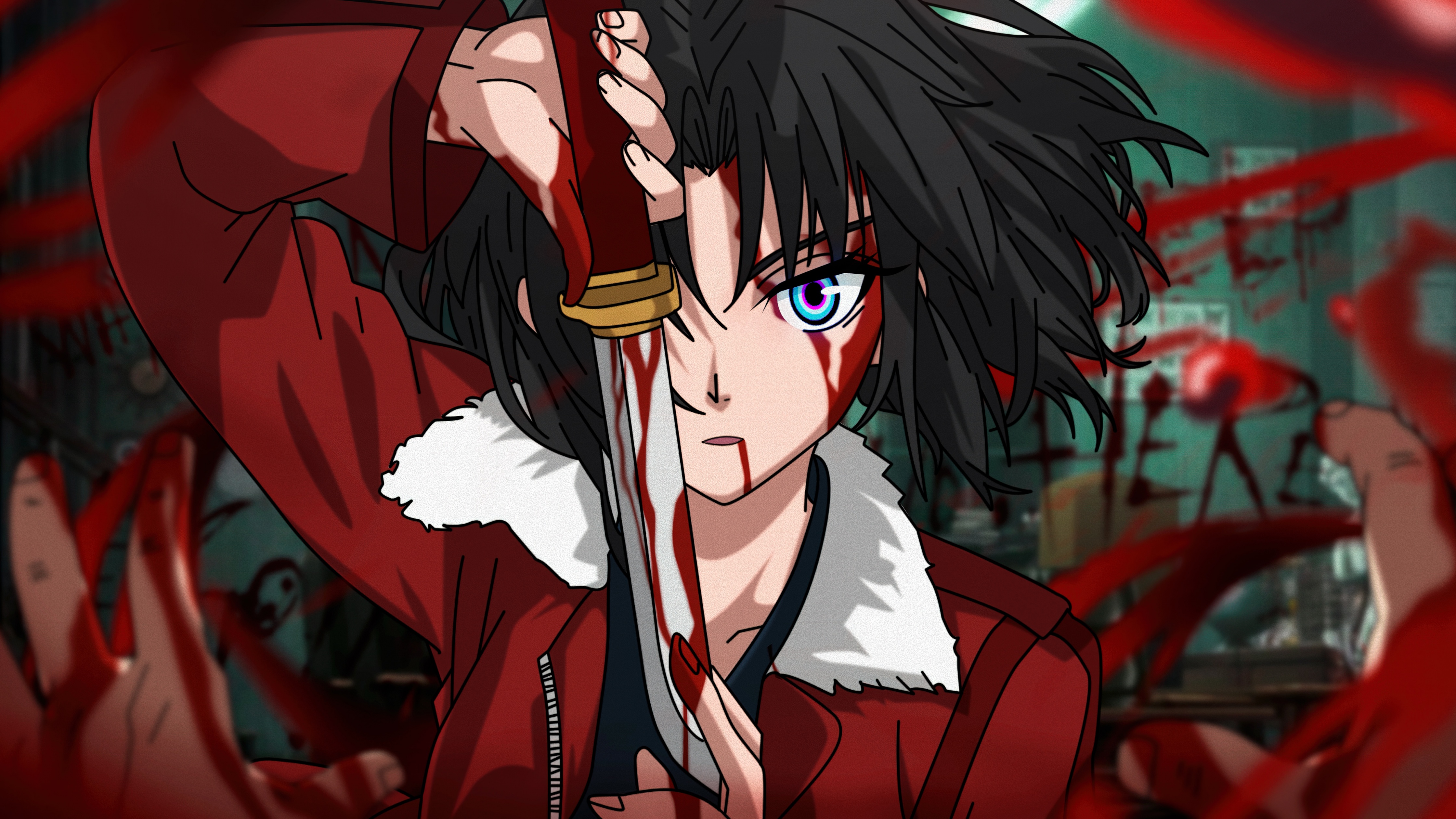 Shiki Ryougi Wallpaper 4K, Kara no Kyoukai, Fate Stay night