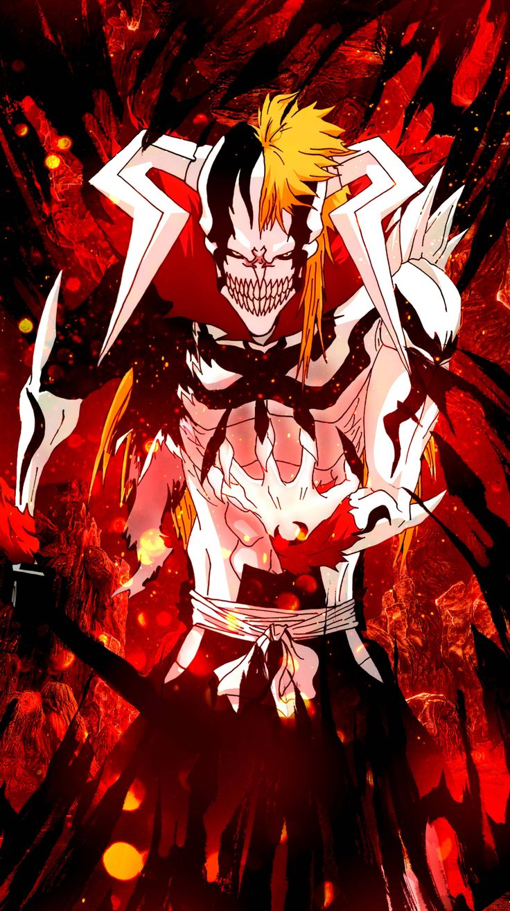 Bleach ichigo Vasto Lorde 4K vertical Wallpaper