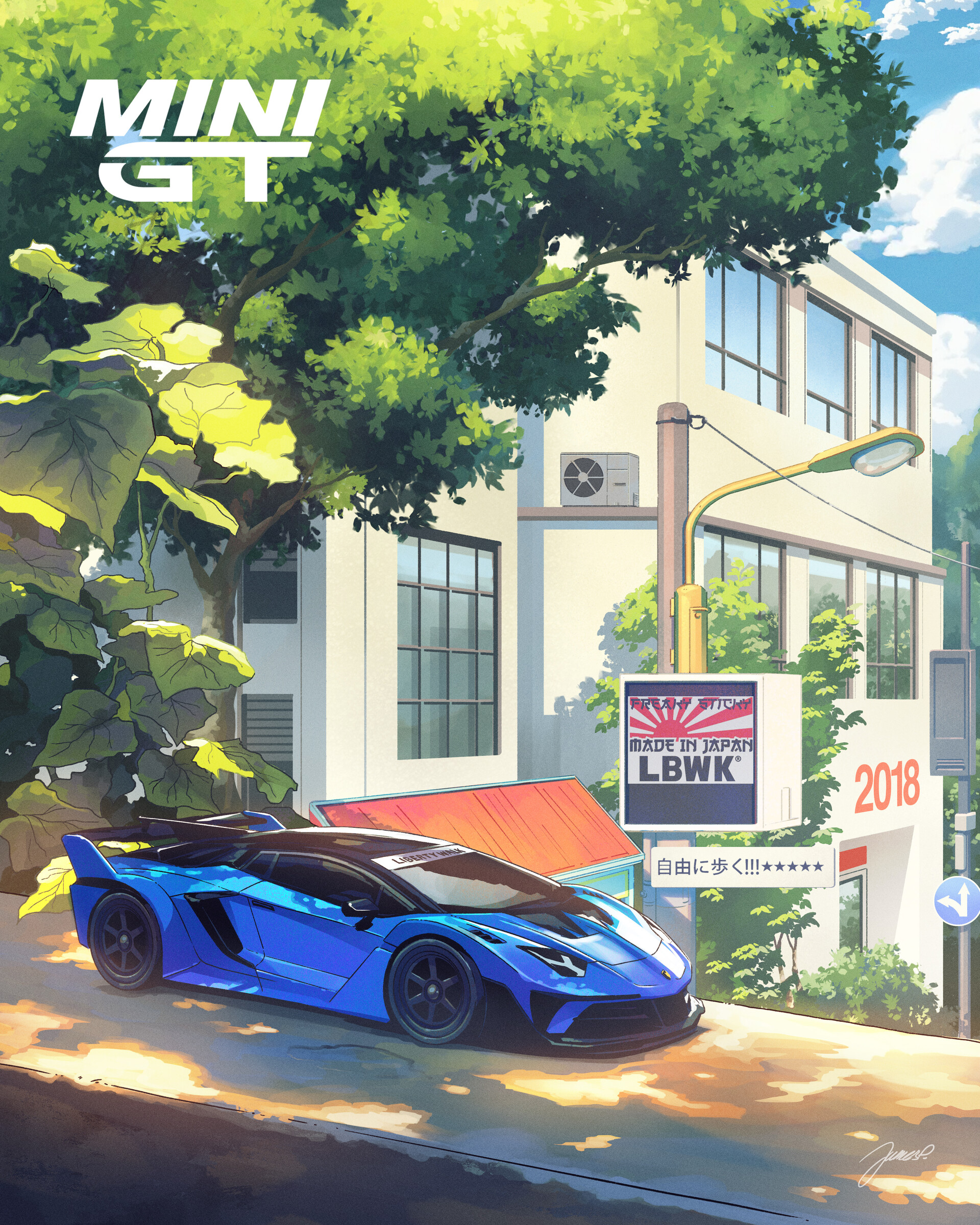 Mini Gt LB Silhouette Lamborghini Aventador GT EVO