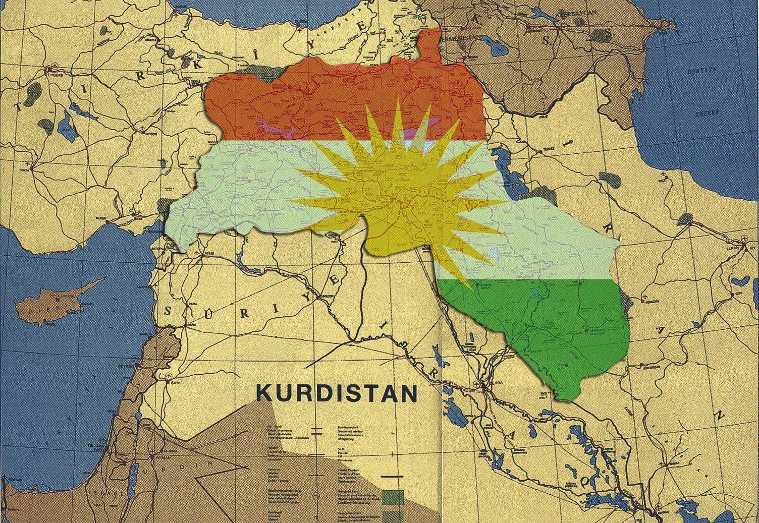 HD wallpaper: Kurdistan, kurds, map