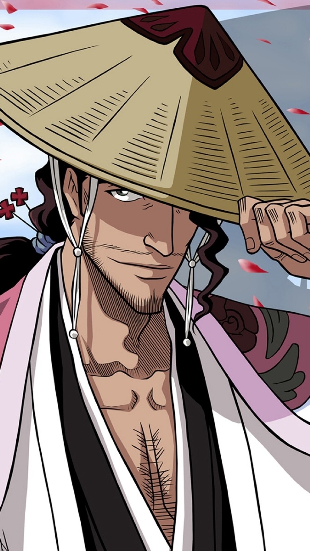 Phone wallpaper: Shunsui Kyōraku, Anime, Bleach 1112526