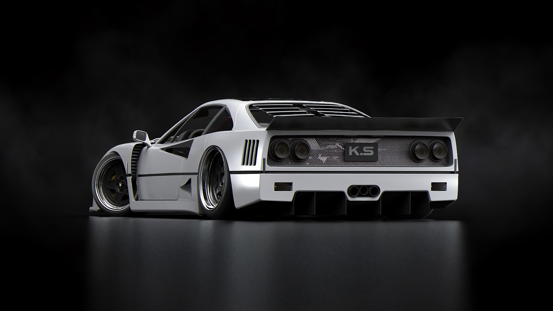 Ferrari F40 in Stunning 4K Ultra HD Supercar Wallpaper