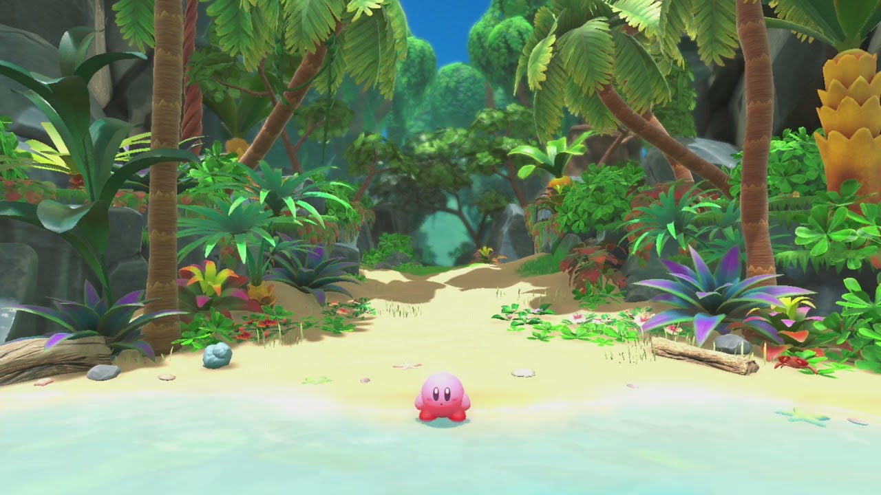 Kirby Live Wallpaper (Kirby on the Beach) Free Download in Description