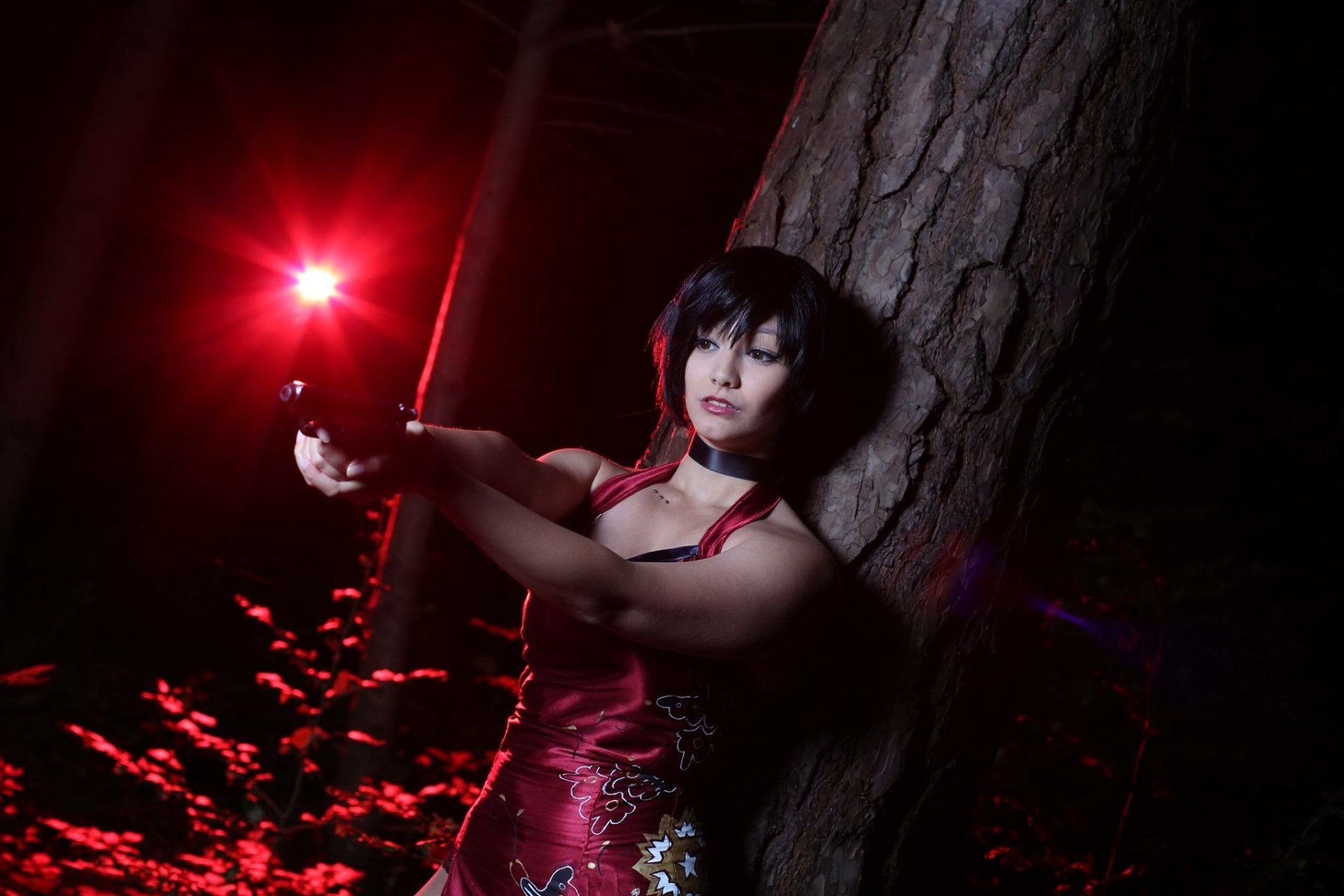 Ada Wong Cosplay HD Wallpaper Evil 4 Brunette Heroine