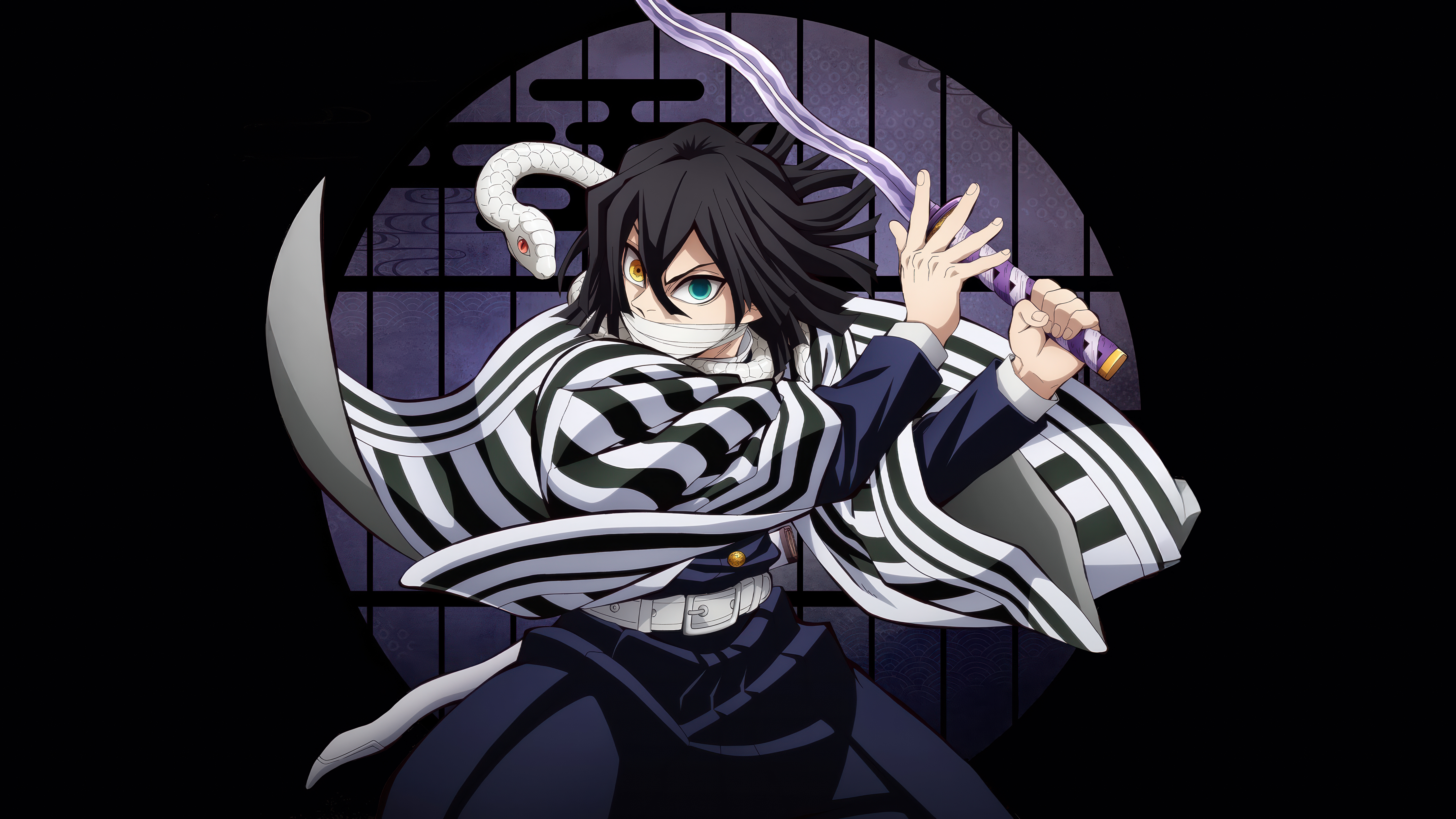 Obanai Iguro Castle Wallpaper 4K, 5K, Anime movie