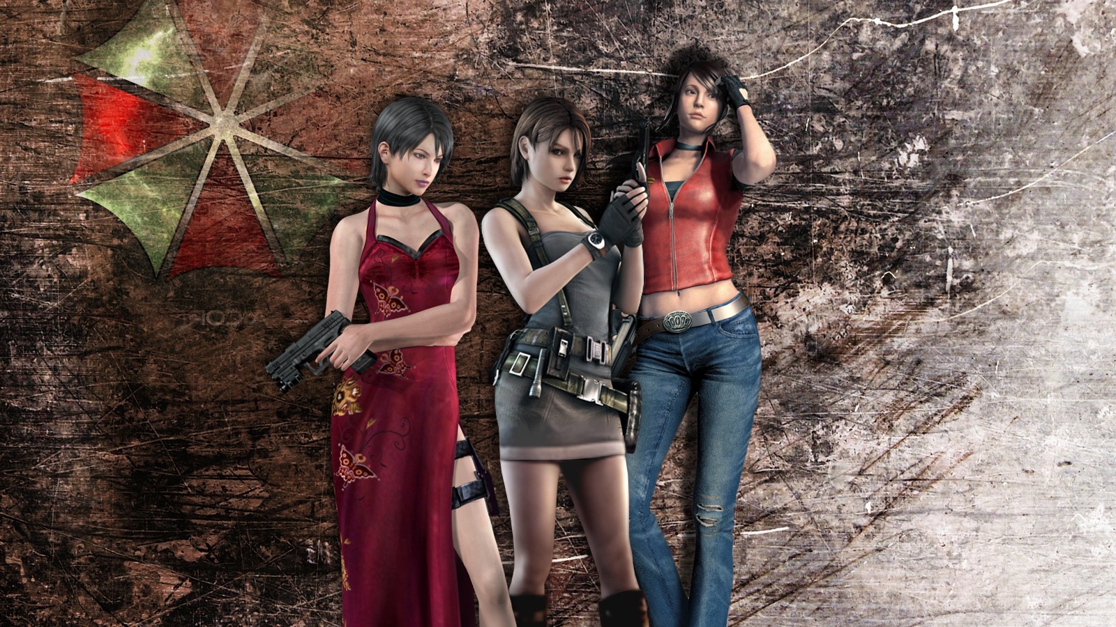Resident Evil, Claire Redfield, Jill Valentine, Ada Wong, Video Games Wallpaper HD / Desktop and Mobile Background