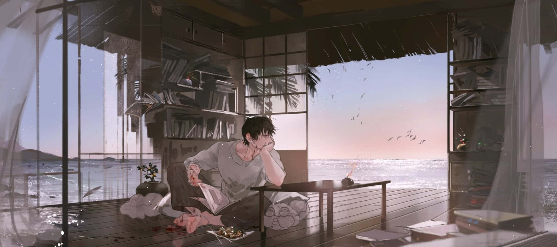 Download Intense Toji Fushiguro in Action Wallpaper