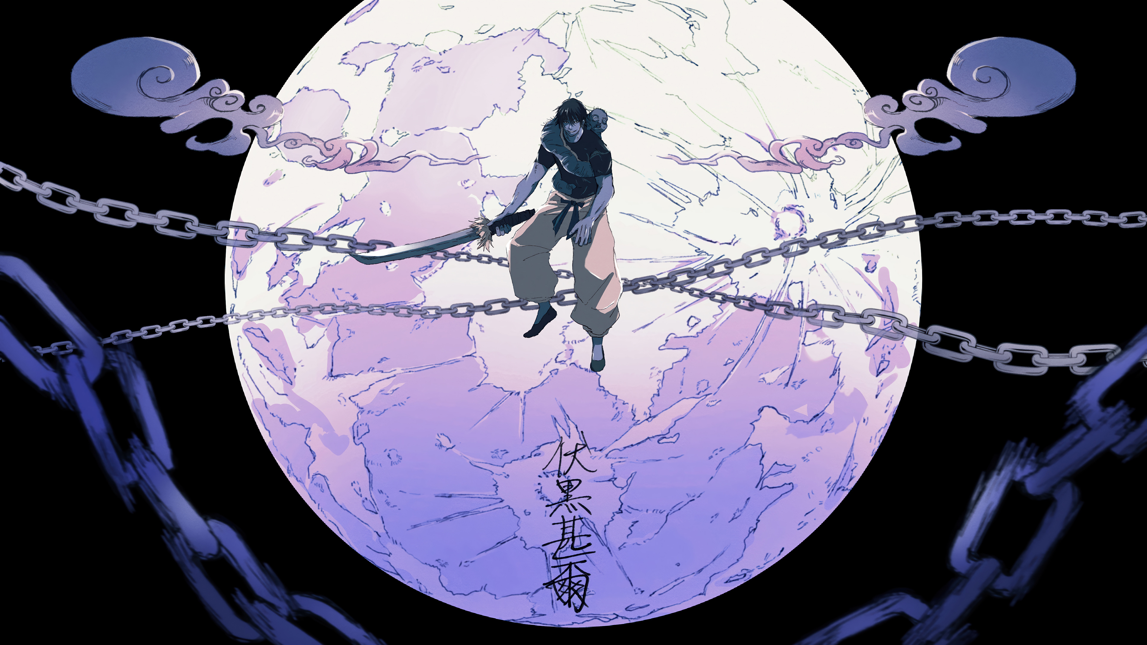 Toji Jujutsu Kaisen Wallpaper 4K HD PC