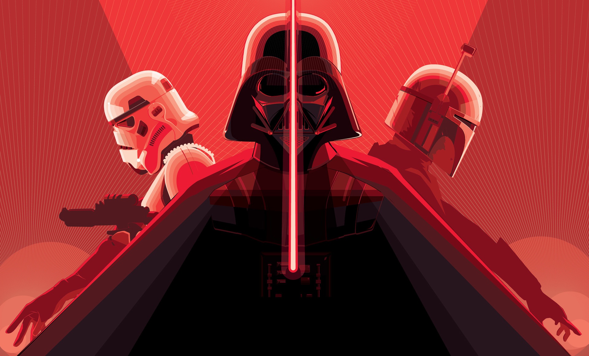 Phone wallpaper: Darth Vader, Star Wars, Lightsaber, Stormtrooper, Sci Fi, Boba Fett 448623