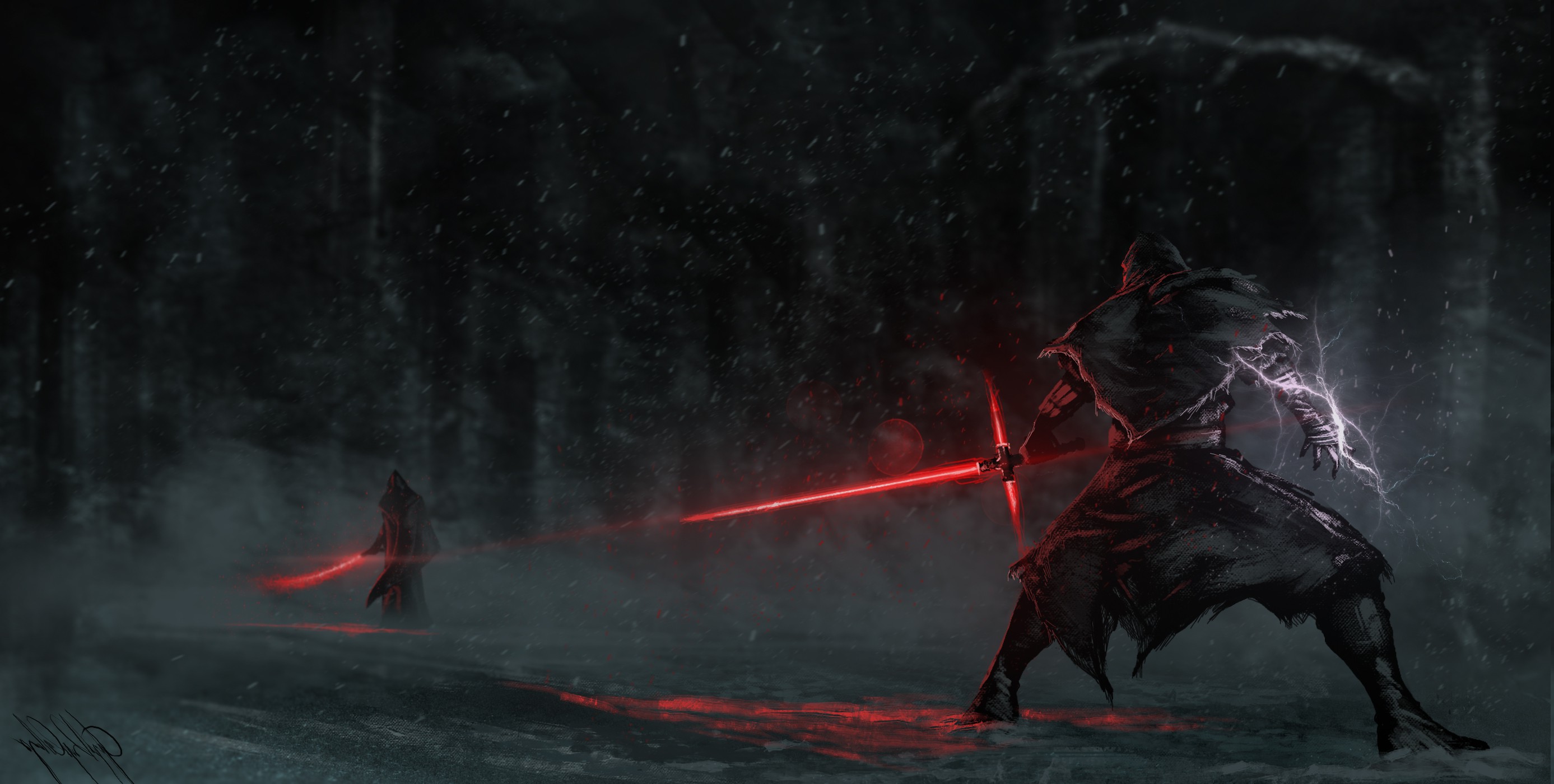 Star Wars: Episode VII The Force Awakens, Tsaber, Red, Artwork, Skyrace, Sword, Star Wars Wallpaper HD / Desktop and Mobile Background