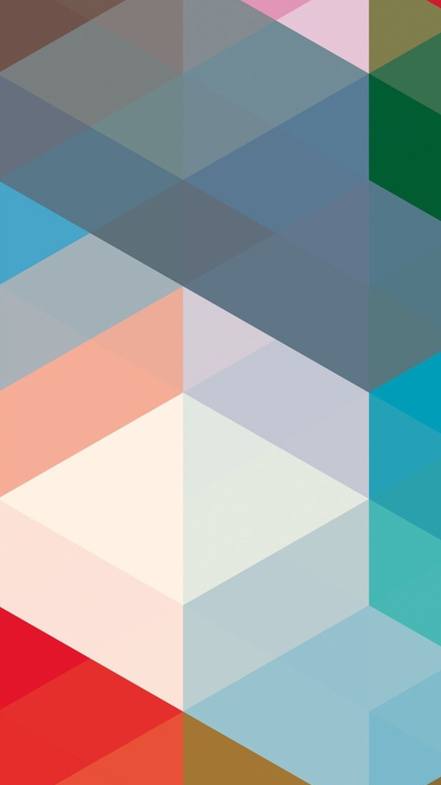 Colorful Geometric Hexagon Shapes 4K HD Geometric Wallpaper