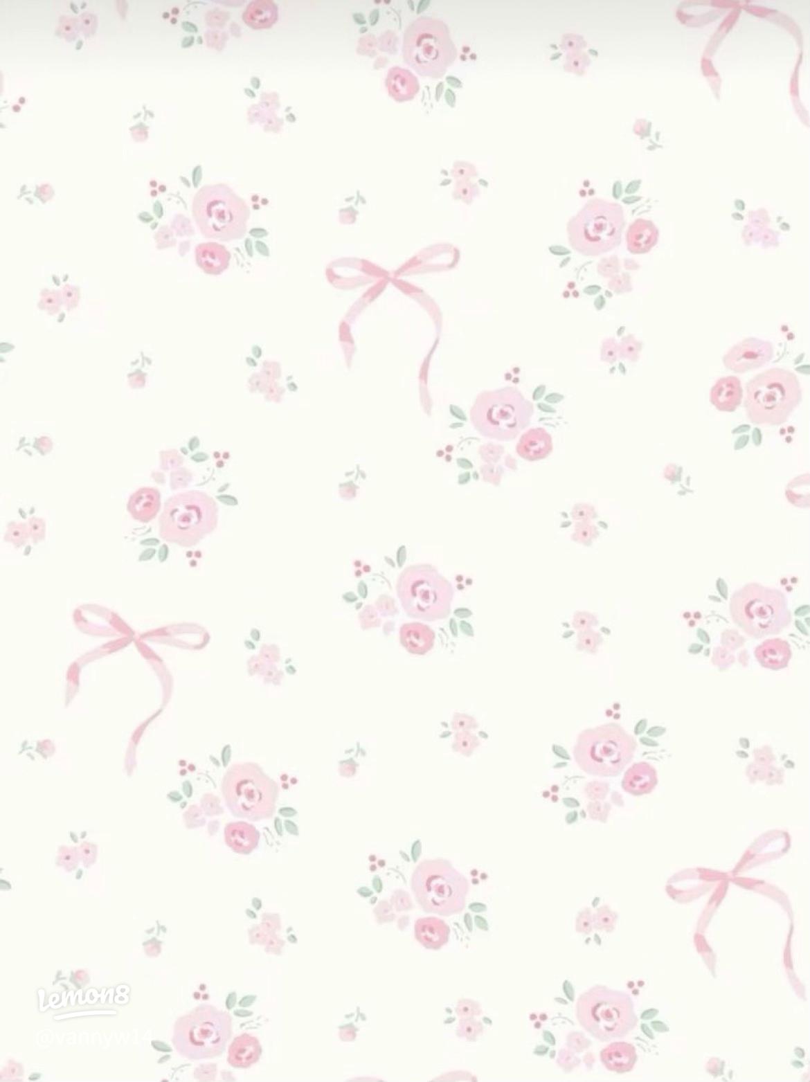 Charming Coquette Bow Wallpaper for Your Space