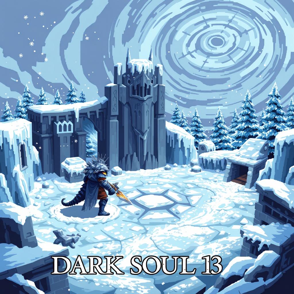 Pixel Art: Vordt of the Boreal Valley Arena