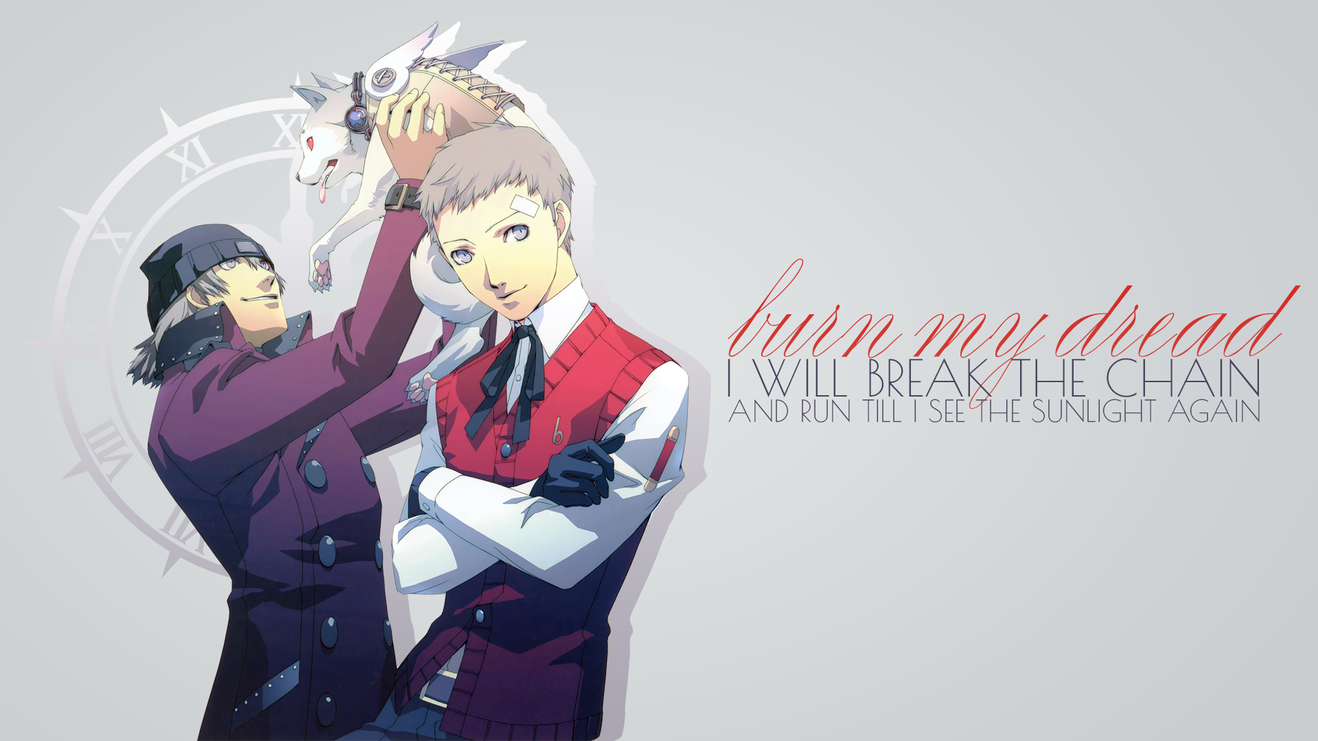 Download Shinjiro Aragaki Akihiko Sanada Video Game Persona 3 HD Wallpaper