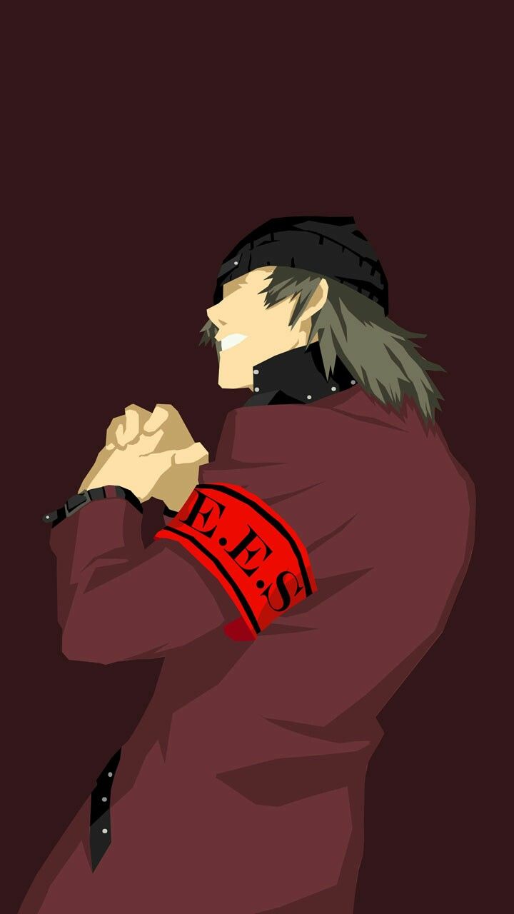 Shinjiro Aragaki from Persona 3 Minimalist Art Wallpaper