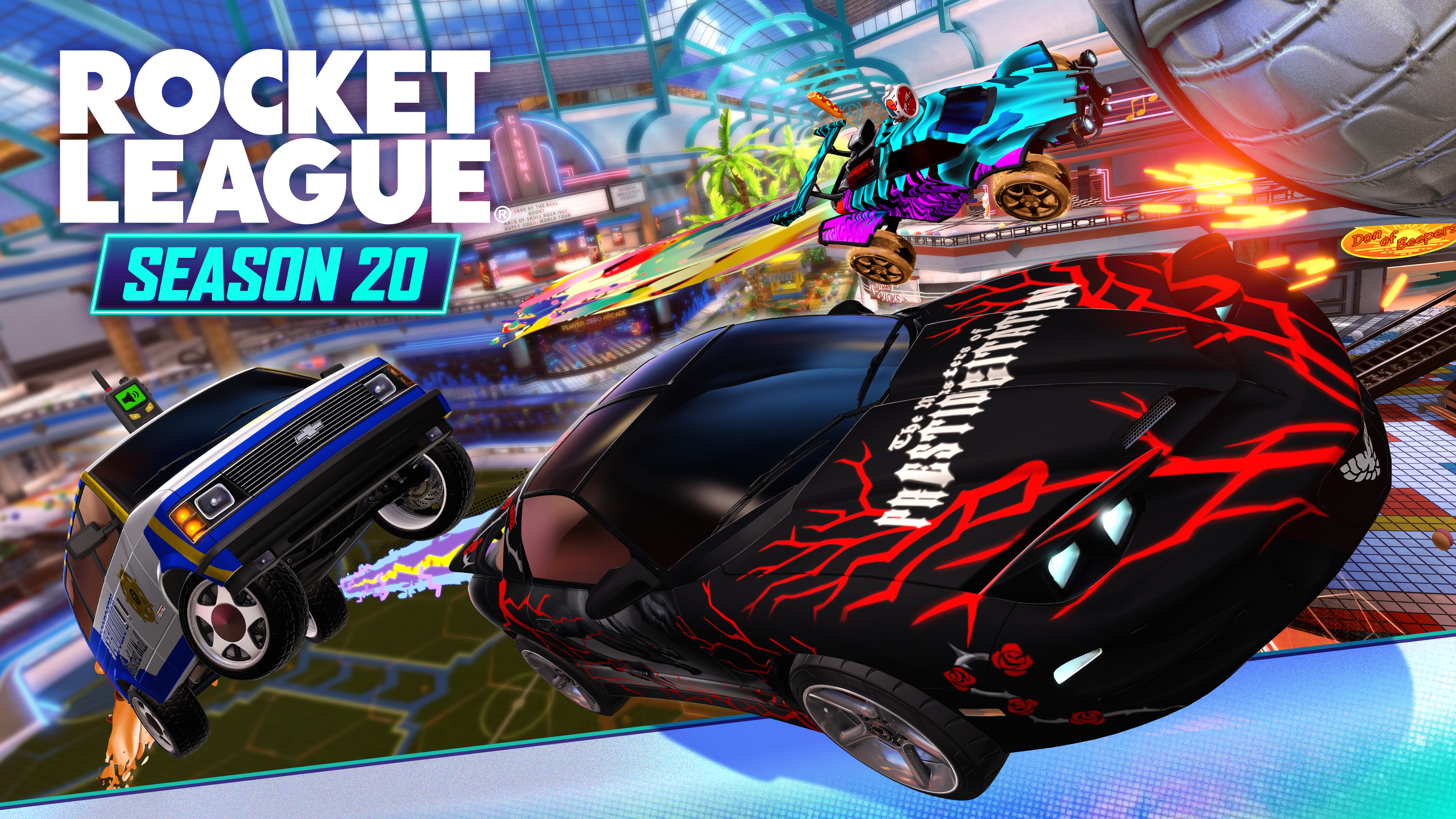 Head to the Boostfield Mall in Rocket League Season 20!