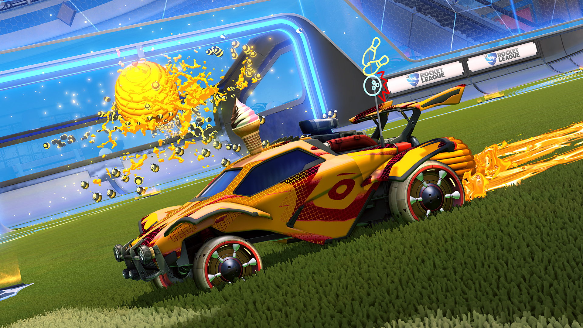 Head to the Boostfield Mall in Rocket League Season 20!