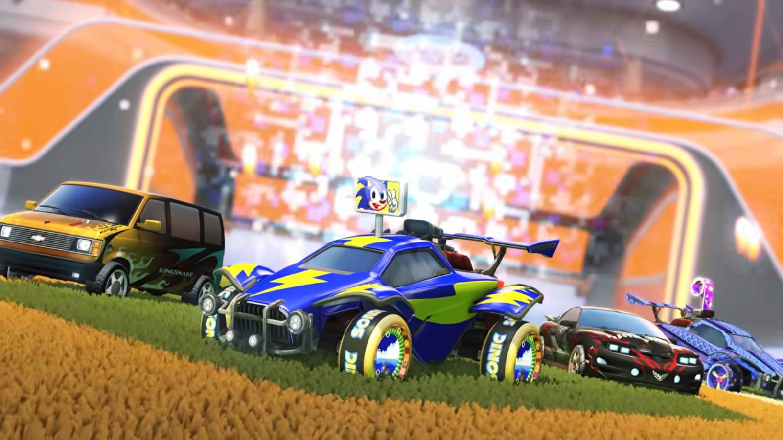 Rocket League Season 20 features a new Arena, a 4v4 mode, and Sonic items